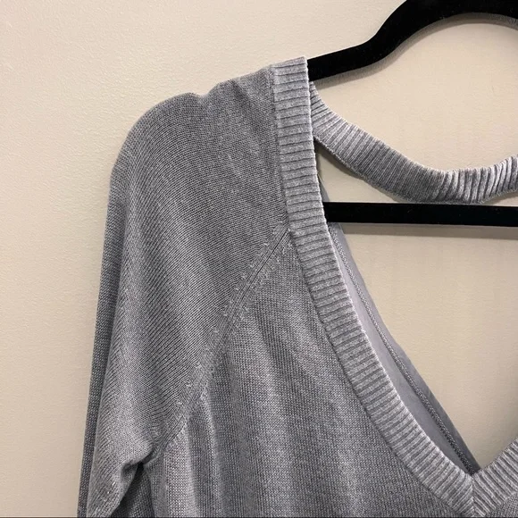 Lululemon Unity Pullover Heathered Fossil Boolux Tencel Sz 8 - Picture 9 of 11